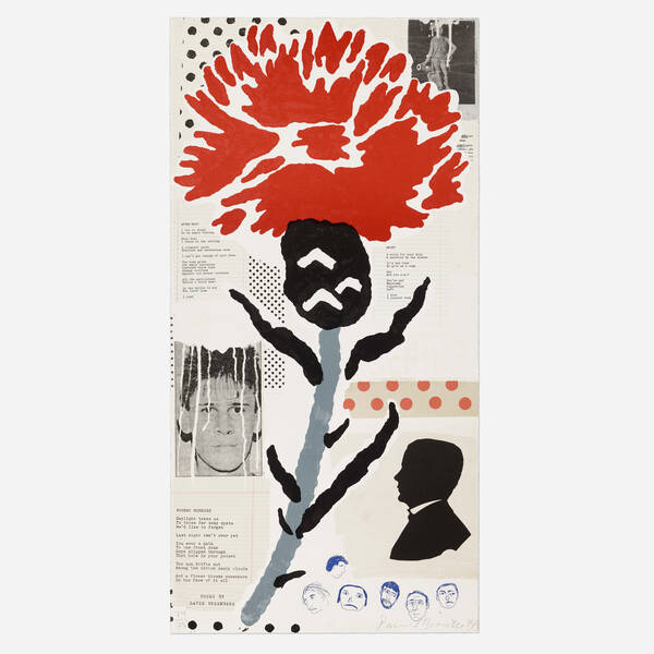 Donald Baechler 1956–2022. Thistle.