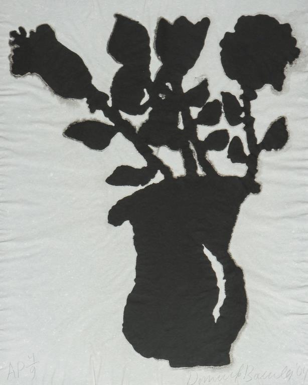 DONALD BAECHLER "FLOWER VASE" INK
