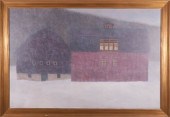DONALD JURNEY OIL ON CANVAS "T