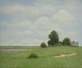 DONALD JURNEY OIL ON LINEN "HO
