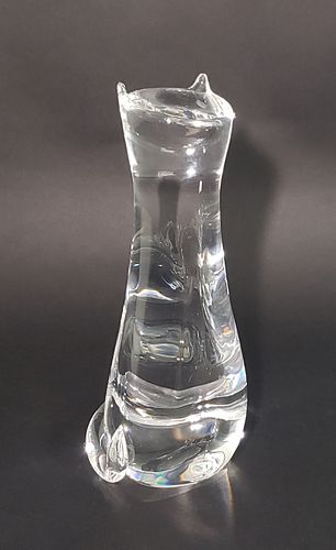DONALD POLLARD SIGNED STEUBEN CLEAR