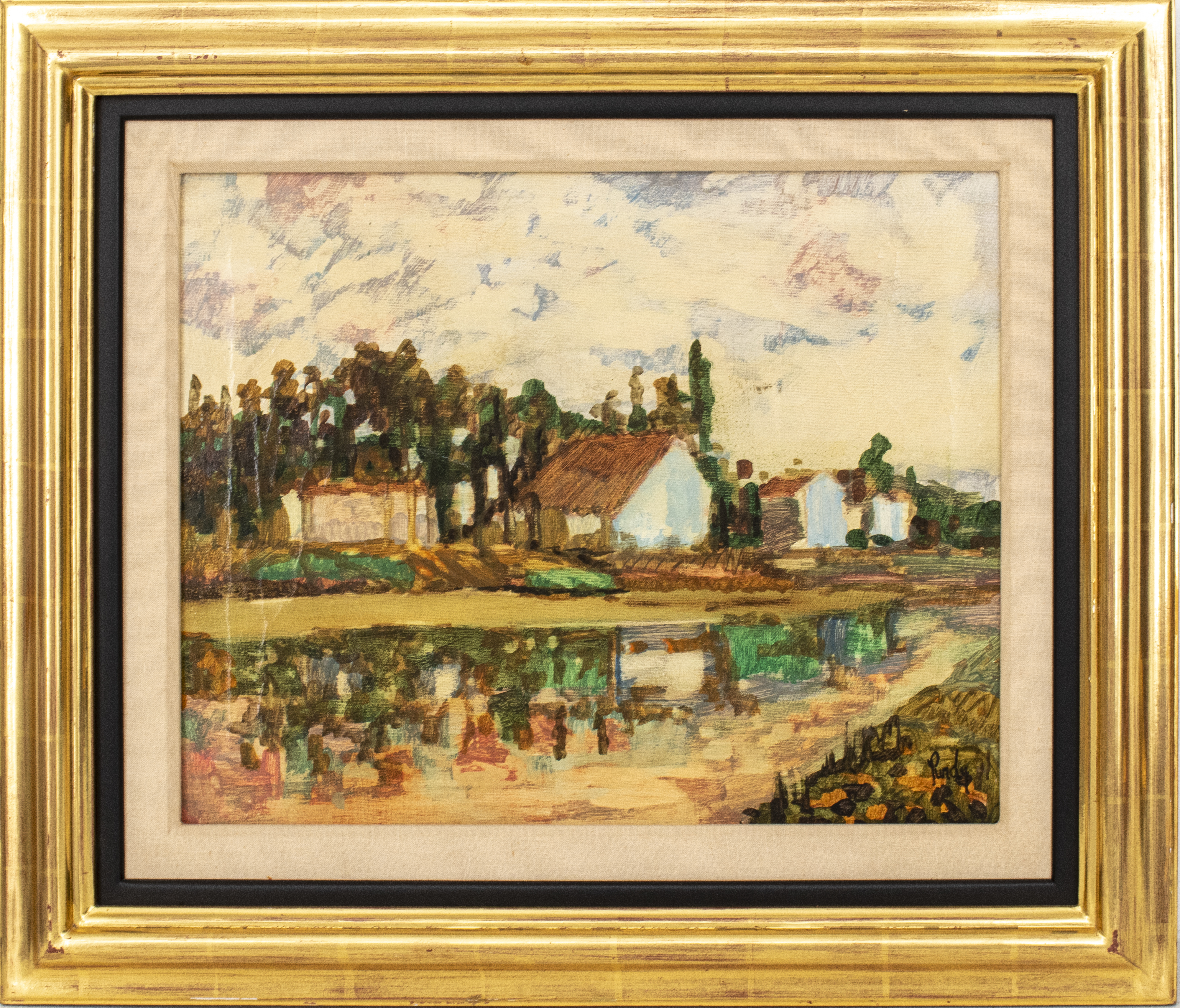 DONALD PURDY IMPRESSIONIST OIL ON