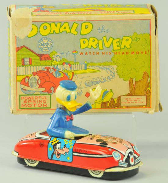 DONALD THE DRIVER WITH BOX Marx