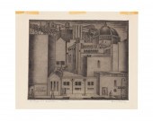 DONALD VOGEL SIGNED AP ETCHING