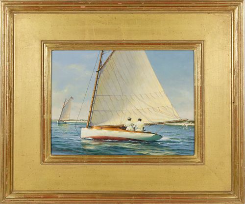 DONALD W. DEMERS OIL ON BOARD