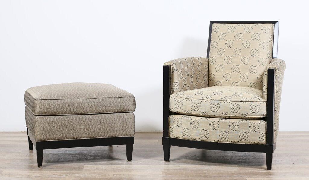 DONGHIA ART DECO STYLE LOUNGE CHAIR
