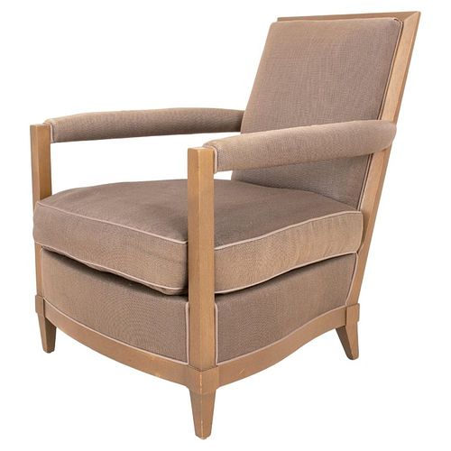 DONGHIA CERUSED WOOD UPHOLSTERED