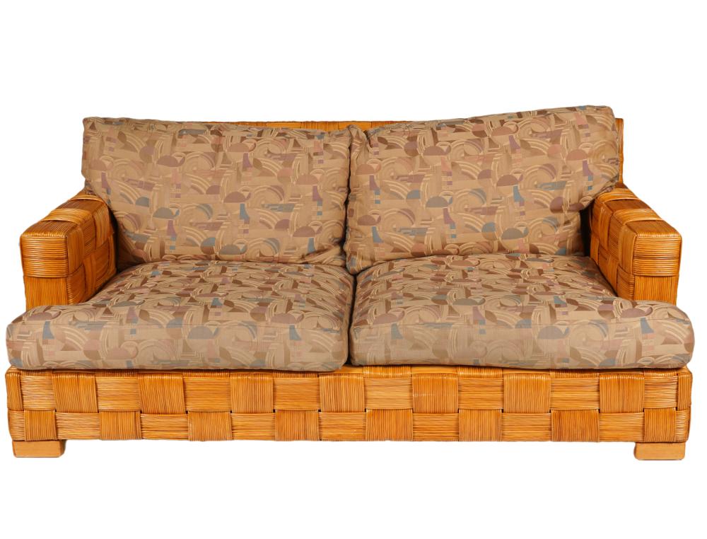 DONGHIA WOVEN RATTAN 'BLOCK ISLAND'