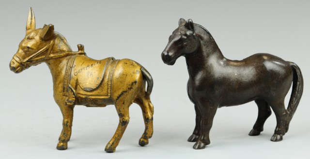 DONKEY AND WORK HORSE STILL BANKS