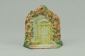 DOORWAY WITH TRELLIS DOORSTOP