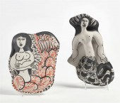 DORA DE LARIOS, TWO WALL HANGI