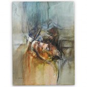 DORA LOPEZ (PERU) ACRYLIC ABST