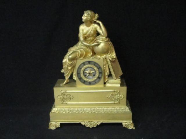 Dore Bronze Clock. As is. From a