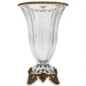 DORE BRONZE CRYSTAL CUT VASEDE