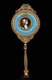 DORE BRONZE ENAMELED PORTRAIT
