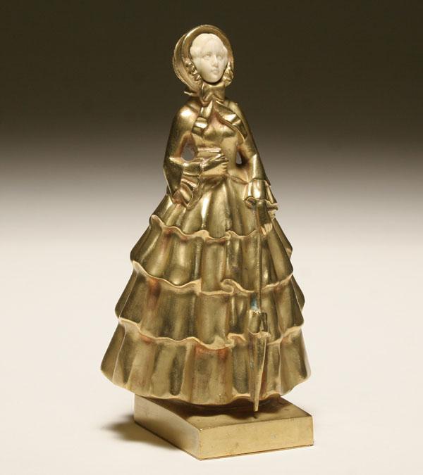 Dore' bronze figure of a lady