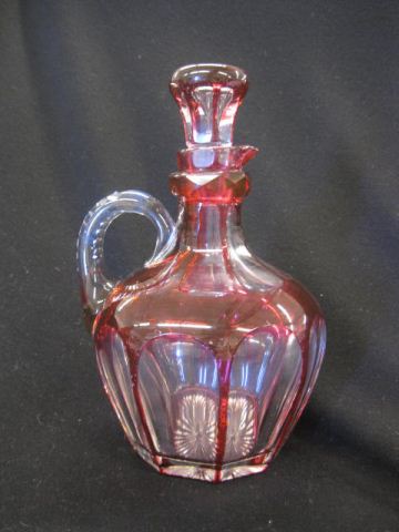 Dorflinger Cranberry Cut-to-Clear