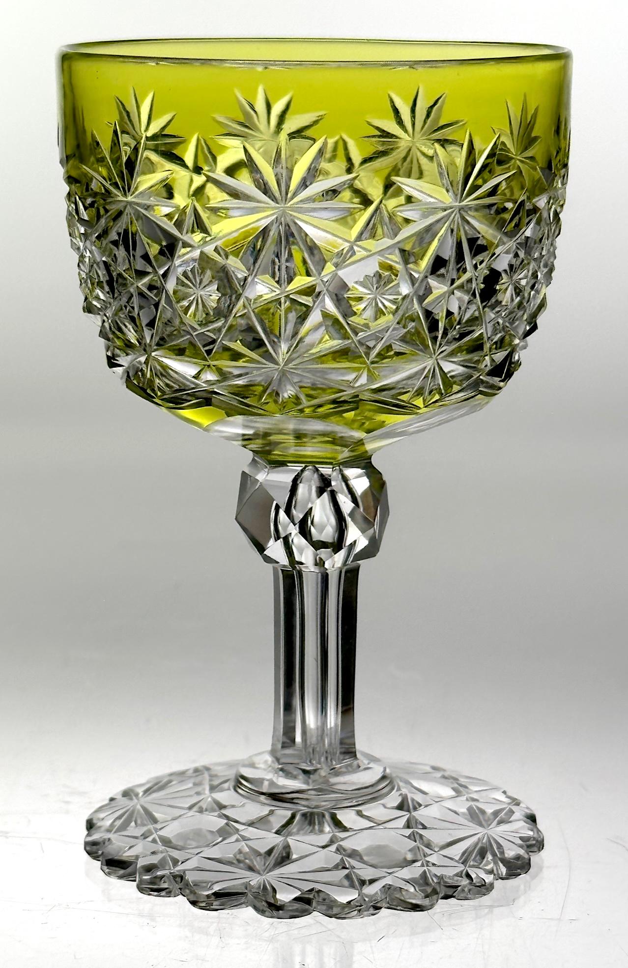 DORFLINGER RUSSIAN CUT GLASS WINE