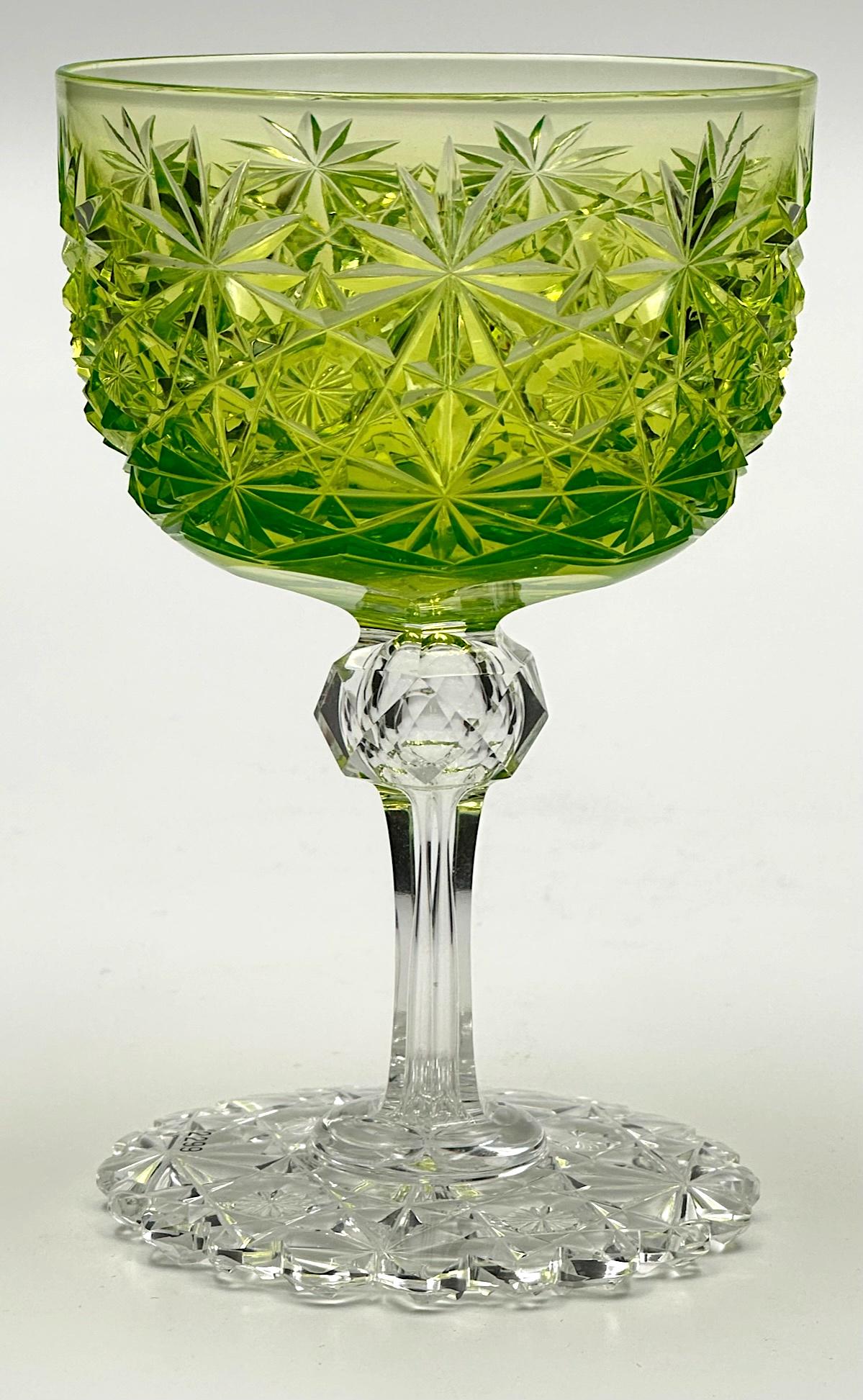 DORFLINGER RUSSIAN CUT GLASS WINE