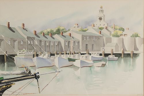 DORIS AND RICHARD BEER WATERCOLOR