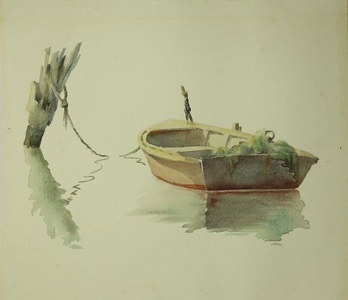 DORIS AND RICHARD BEER WATERCOLOR
