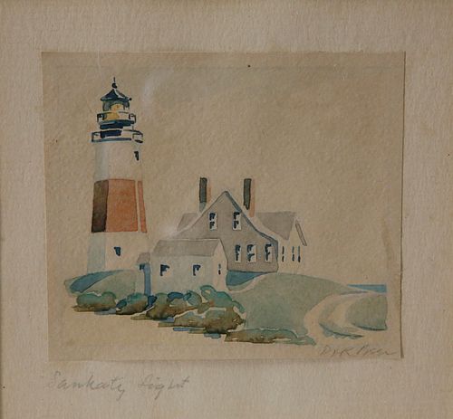 DORIS AND RICHARD BEER WATERCOLOR