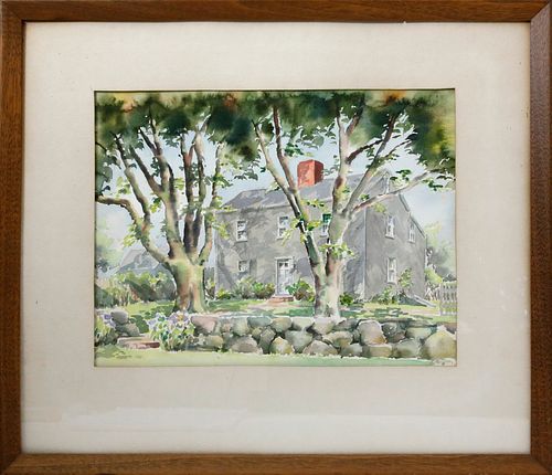 DORIS AND RICHARD BEER WATERCOLOR