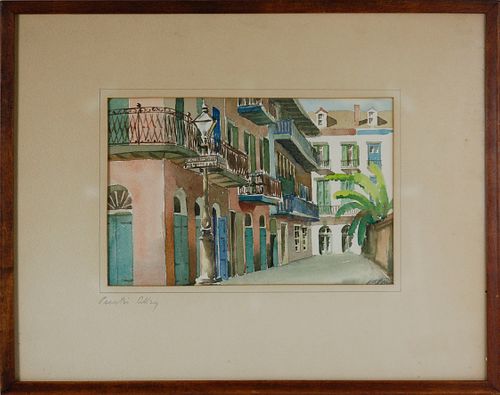 DORIS AND RICHARD BEER WATERCOLOR