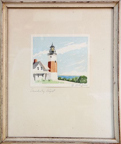 DORIS AND RICHARD BEER WATERCOLOR