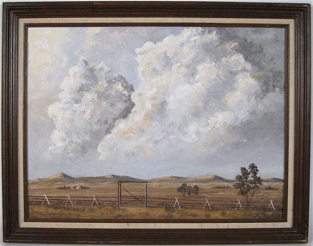 DORIS L. ZIMMERMAN OIL ON BOARD