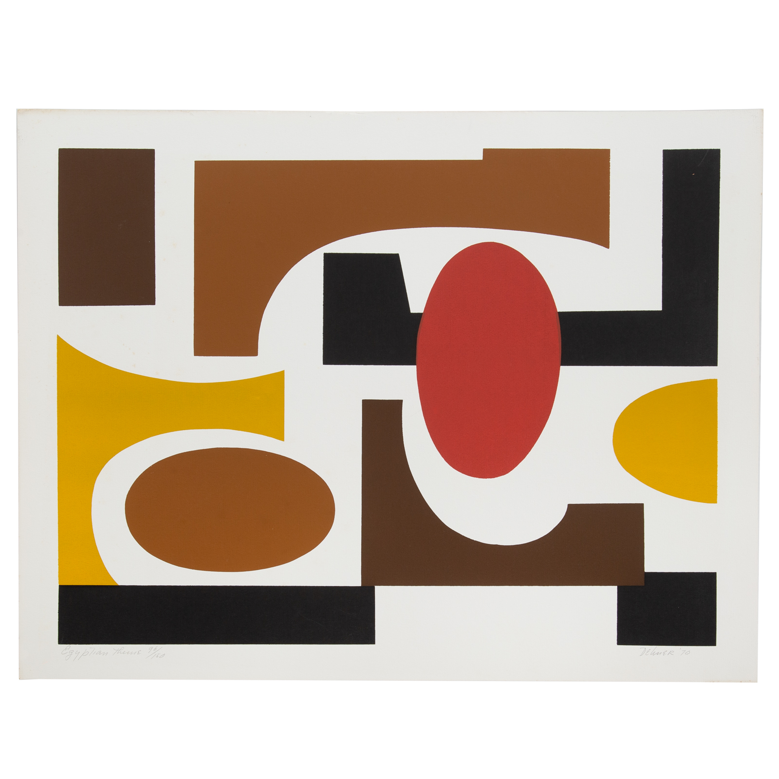 DOROTHY DEHNER. "EGYPTIAN THEME,"
