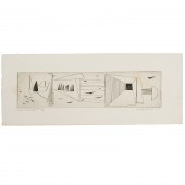 DOROTHY DEHNER, MODERNIST ETCH