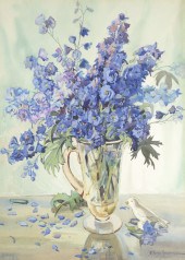 DOROTHY DOLPH JENSEN WATERCOLO