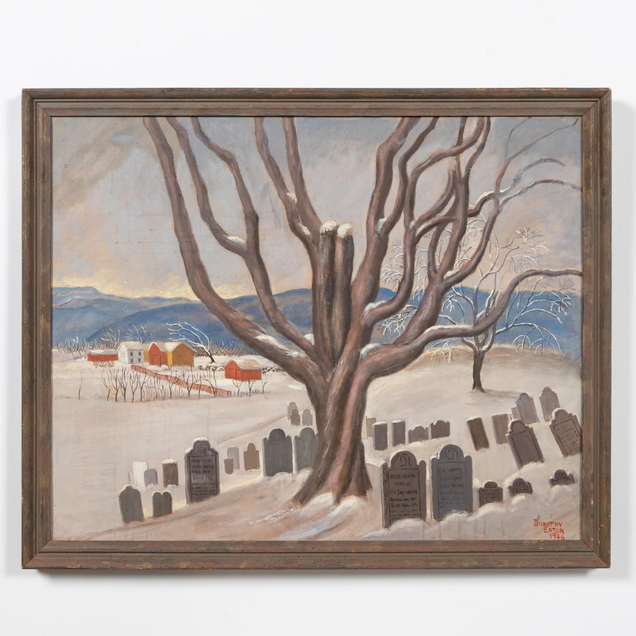 DOROTHY EATON, OIL ON CANVAS SNOW