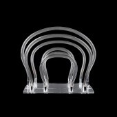 DOROTHY THORPE LUCITE & CHROME