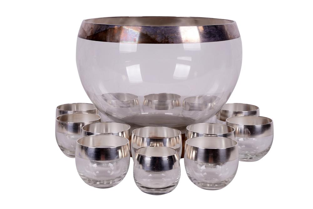 DOROTHY THORPE-STYLE SILVERED GLASS