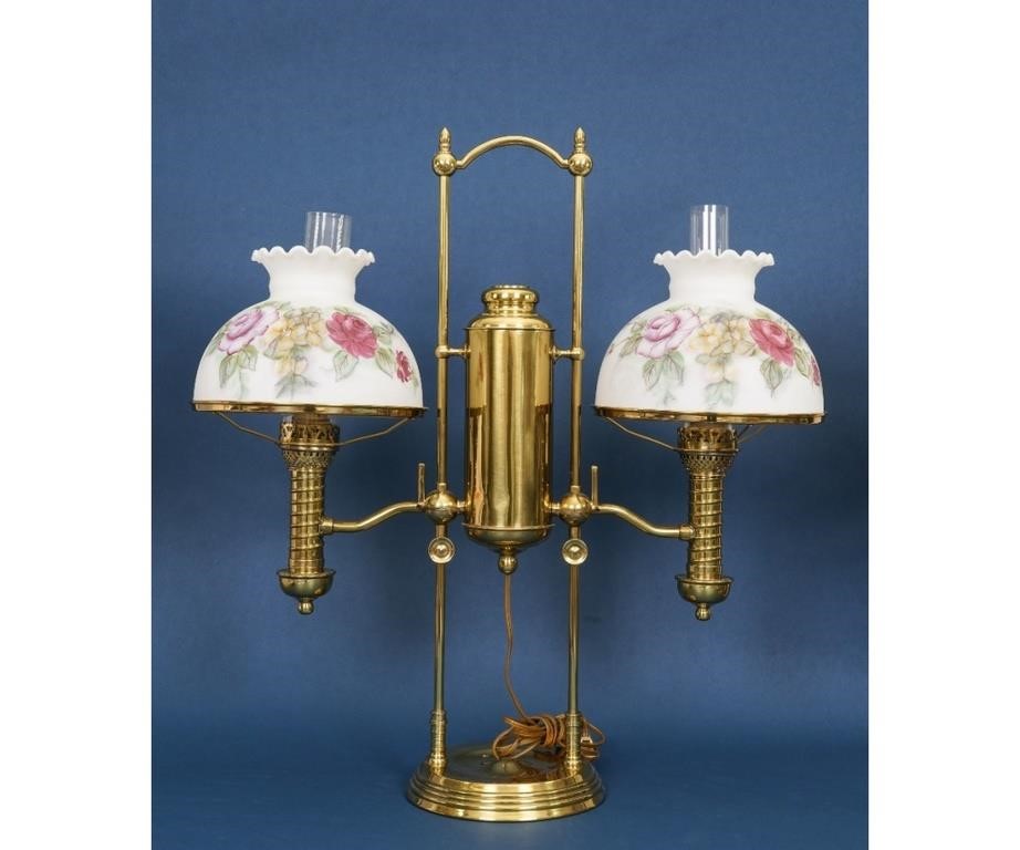 Double arm adjustable brass student
