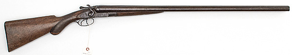 Double-Barrel Hammer Shotgun by