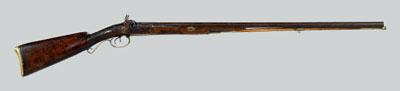 Double-barrel percussion shotgun or