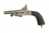 DOUBLE BARREL PINFIRE PISTOL.