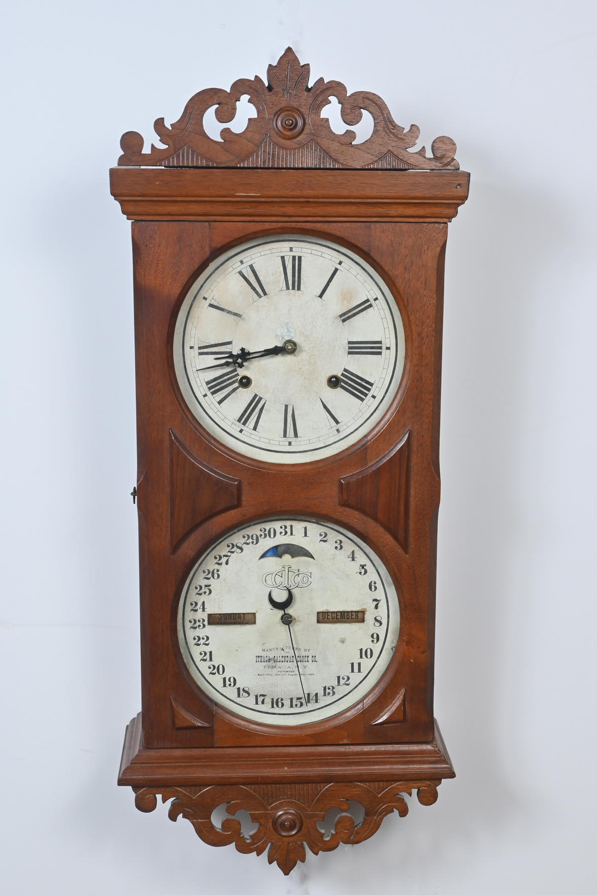 DOUBLE DIAL ITHACA WALL CALENDAR