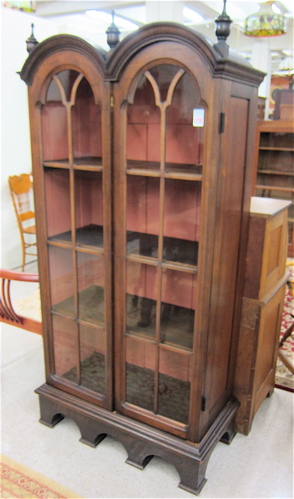 DOUBLE-DOOR CABINET BOOKCASE