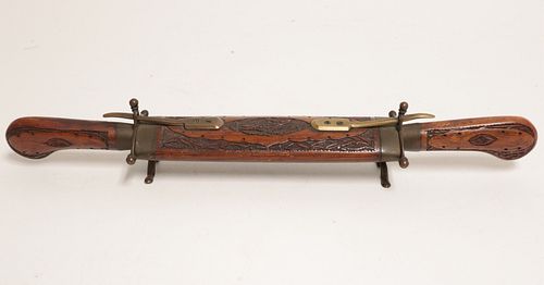 DOUBLE ENDED CUTLERY IN SCABBARD