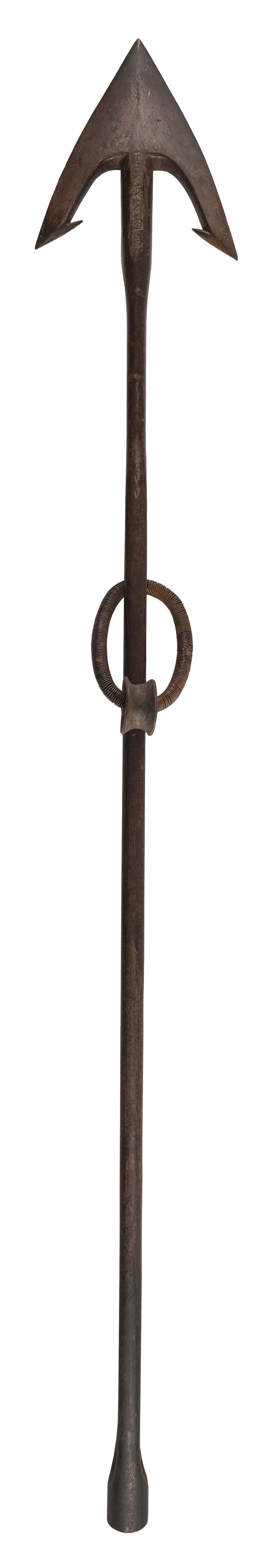 DOUBLE FLUE HARPOON MADE FOR A