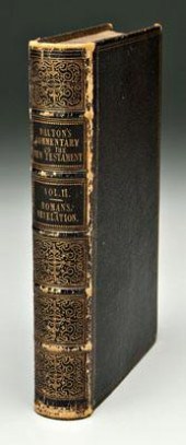 Double fore edge painted Bible
