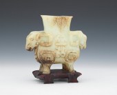 Double-Headed Ram Nephrite Fig