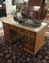 DOUBLE PEDESTAL FLAT TOP WRITI