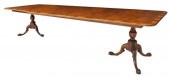 DOUBLE PEDESTAL MAHOGANY EXTEN
