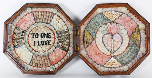 DOUBLE SAILOR’S VALENTINE “TO ONE I