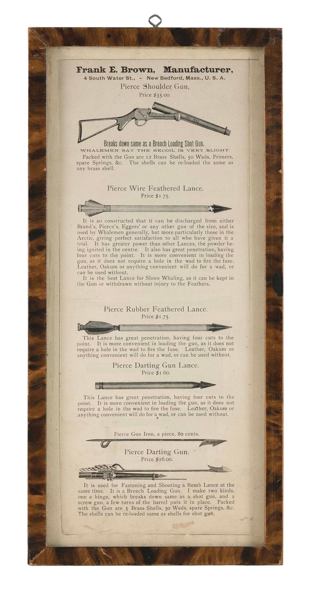 DOUBLE-SIDED ADVERTISEMENT FOR